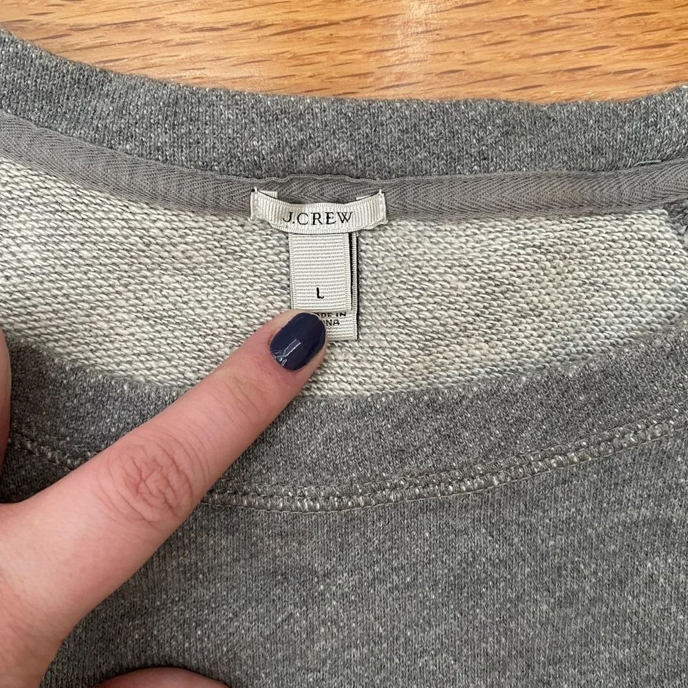 J. Crew short sleeve sweatshirt - Picture 3 of 3